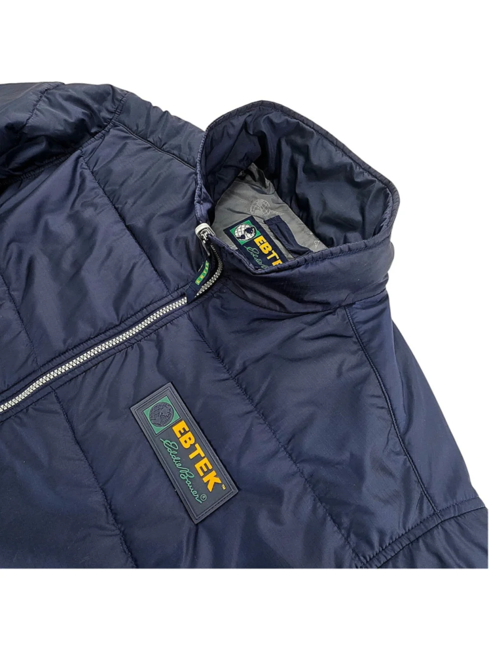 Vintage 90s Eddie Bauer EBTEK Puffer Jacket Mens XL Thinsulate Navy Gorpcore